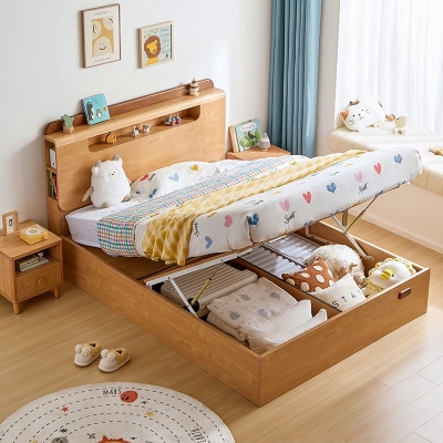 pneumatic high box kids bed