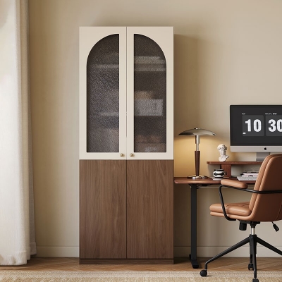 Latte-Toned Storage Cabinet