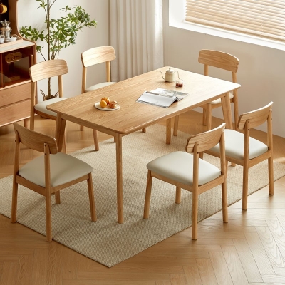 Wood Rectangle Dining Table