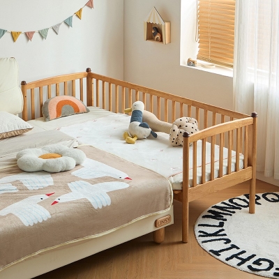 Solid Wood Toddler Bed Guardrail