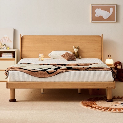 Bedroom Kids Wood Bed